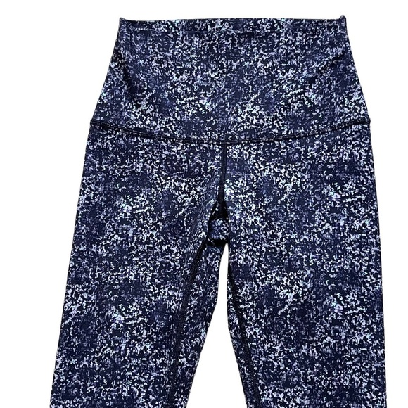 Lululemon Wunder Under Pant Full On Luon Roll Down Rocky Road Sand Dune Size 4 - Picture 2 of 9